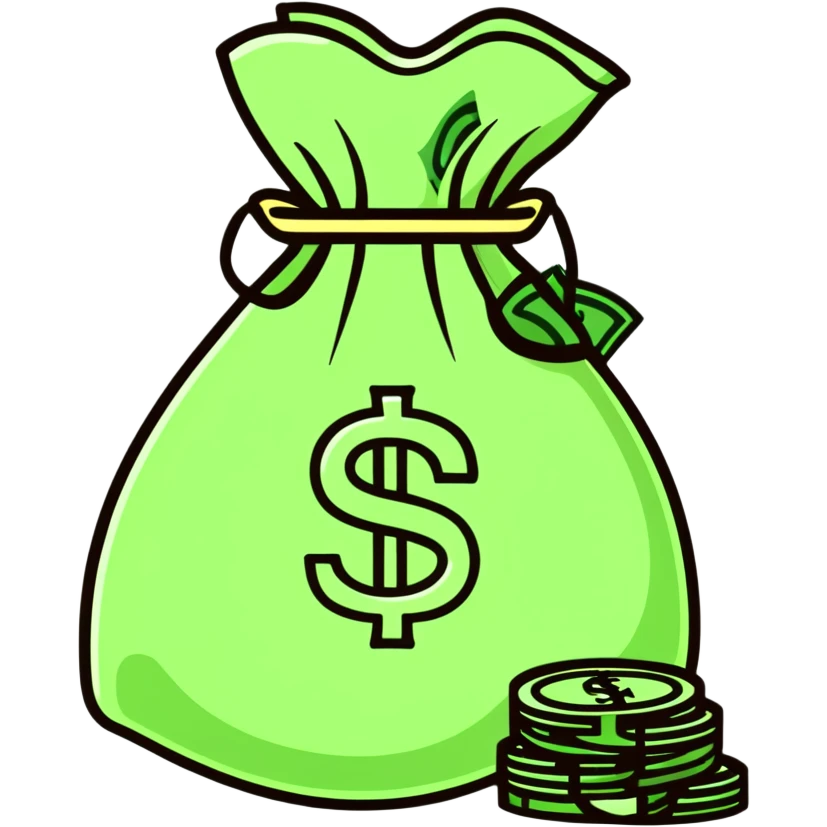 Money bag with yuan symbol emoji