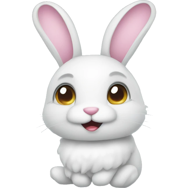Bunny with heart eyes emoji