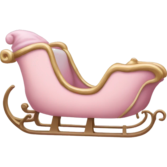 light pink sleigh emoji
