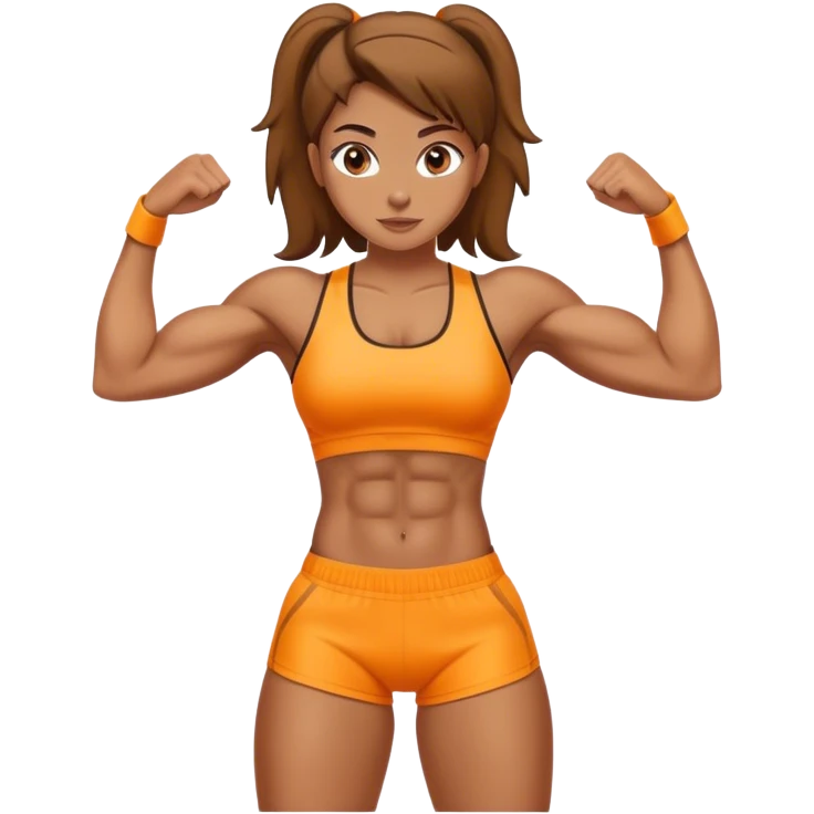 a gym bunny girl emoji
