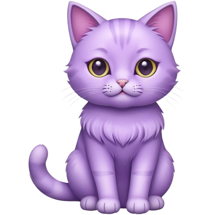 lavender cat emoji
