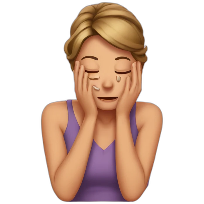 crying from happy wife emoji