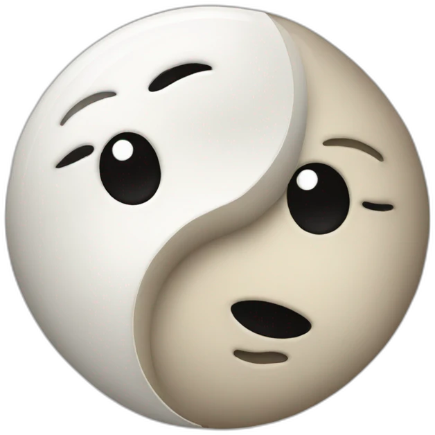 yin and yang lovers emoji
