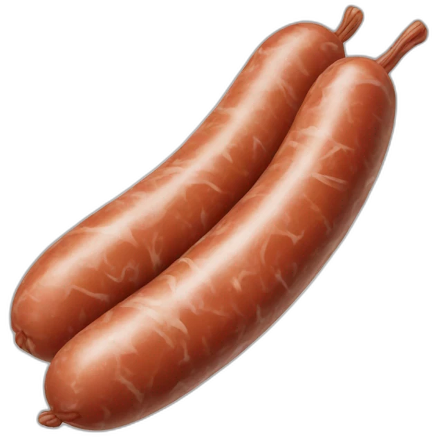Emoji mangeant du saucisson sec emoji