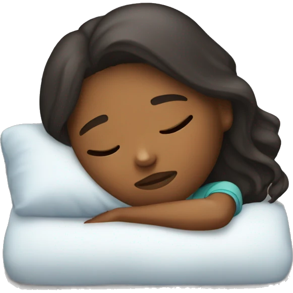 Girl taking a nap  emoji