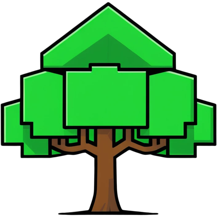 Minecraft tree emoji