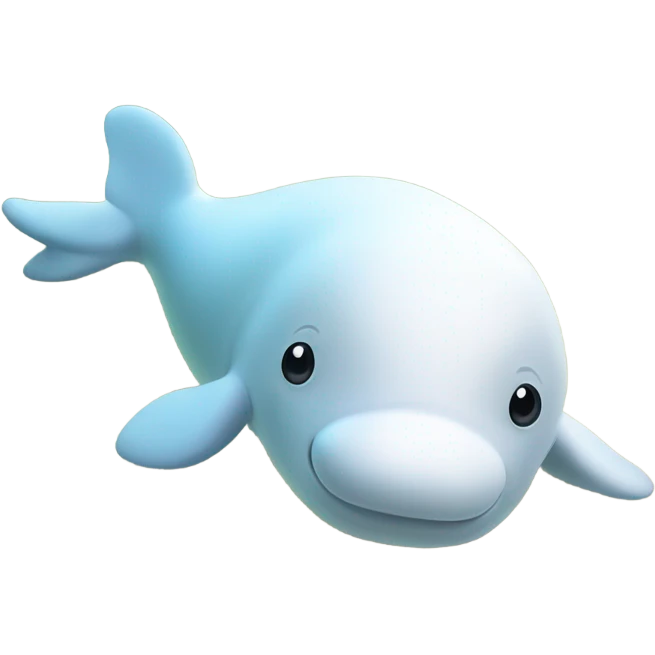 Beluga whale emoji