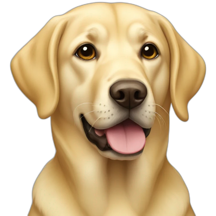 yellow labrador emoji