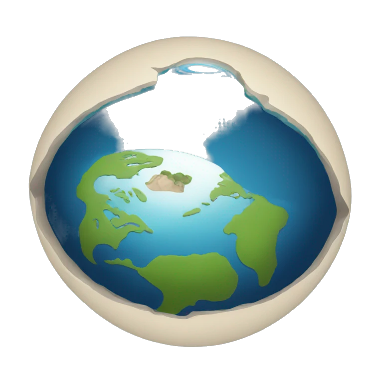 flat earth emoji