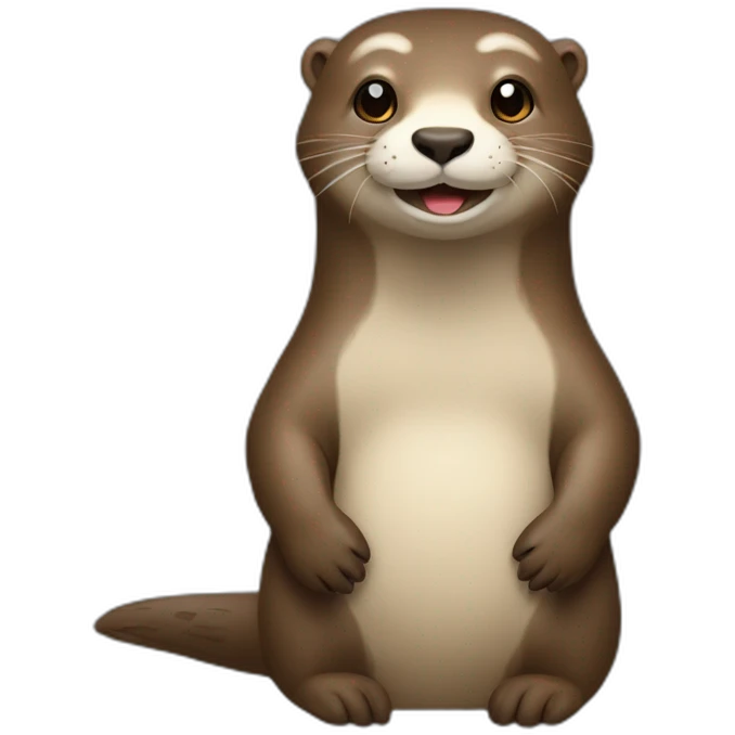 Une loutre sur un cheval emoji