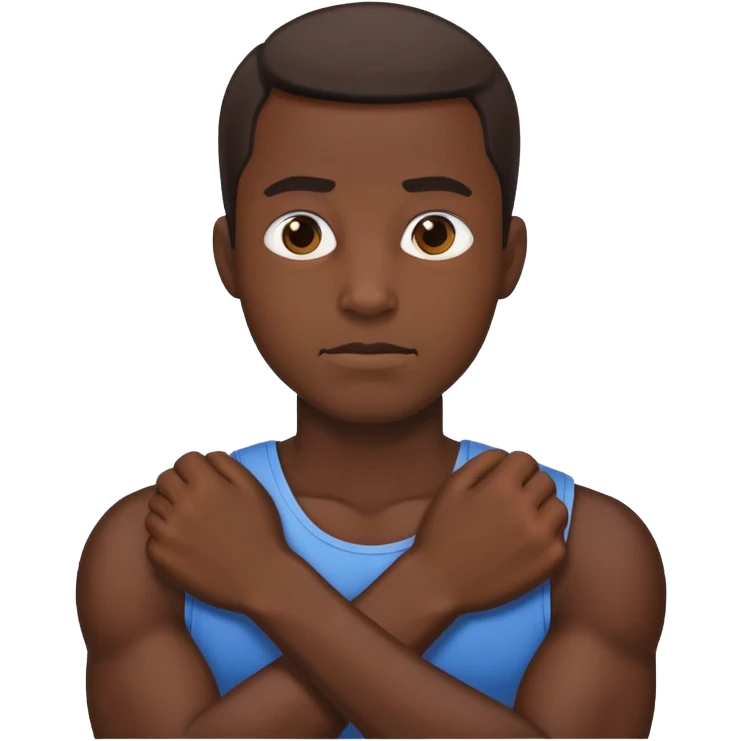 a man on choke hold emoji