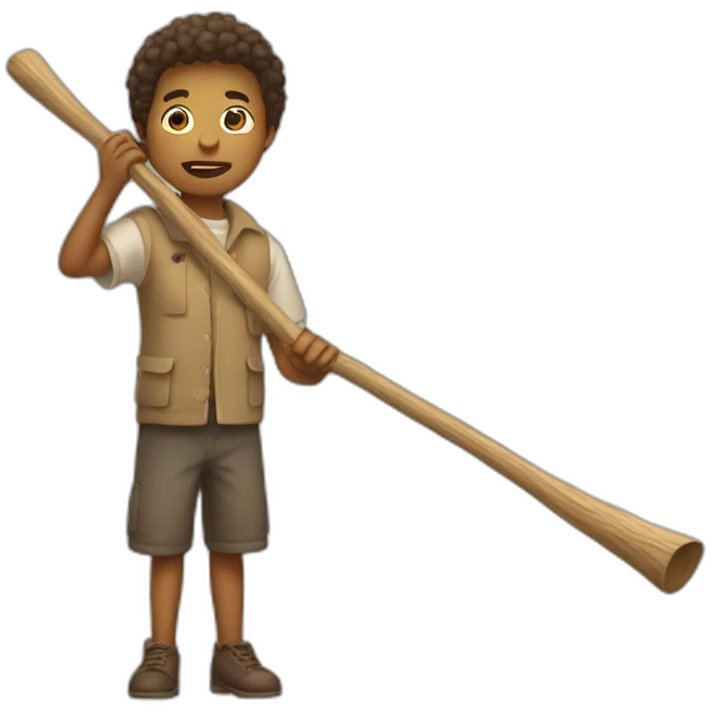 Speak softly and carry a big stick emoji