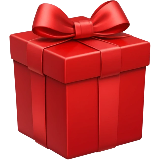 подарочная коробка с бантом emoji