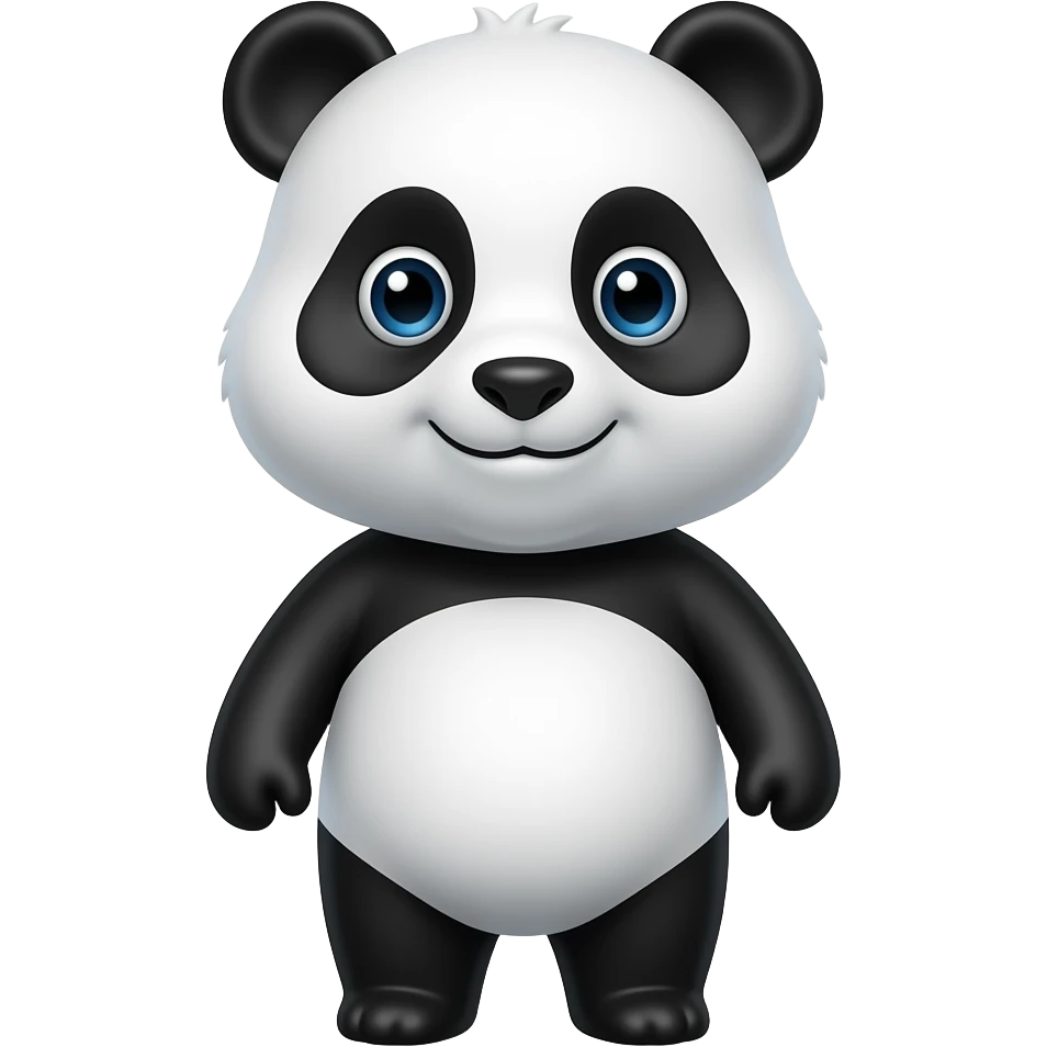 panda qui dit non emoji