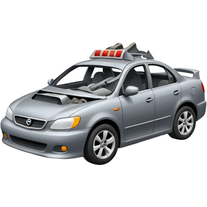Honda  accidente emoji