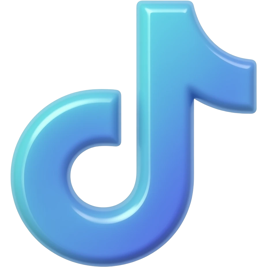 TikTok mavi tiki emoji