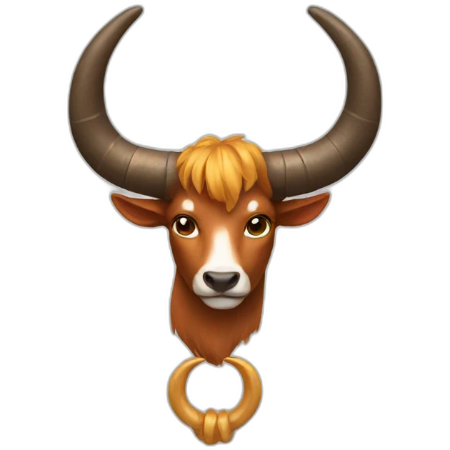 horns and a bow emoji