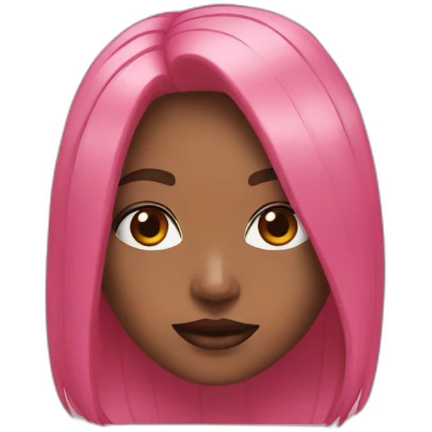 black pink emoji