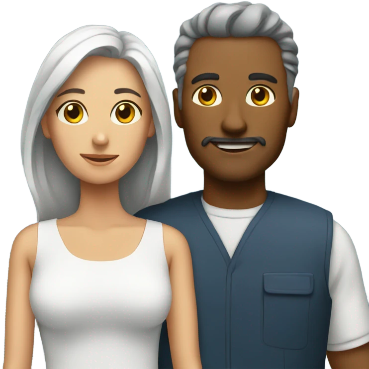 Man with woman emoji
