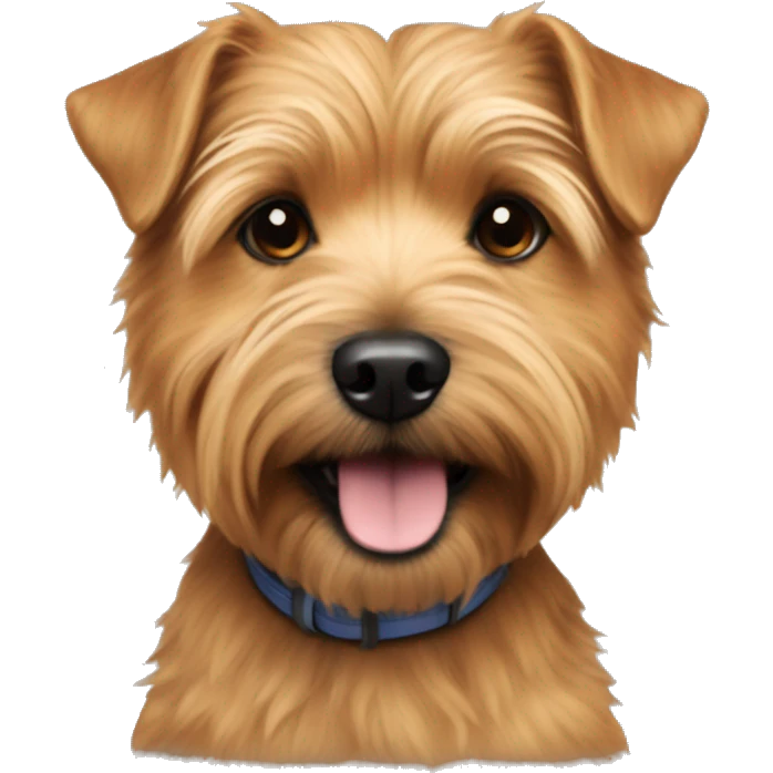 norfolk terrier with ab emoji