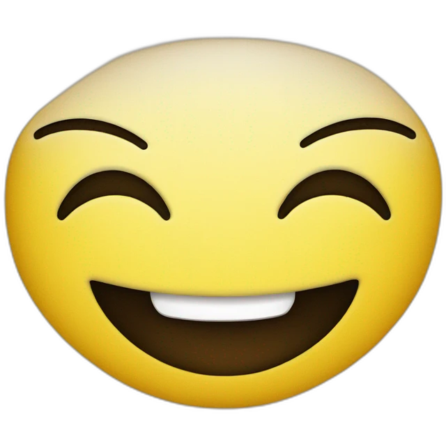A yelllow smile face with eyelashes  emoji