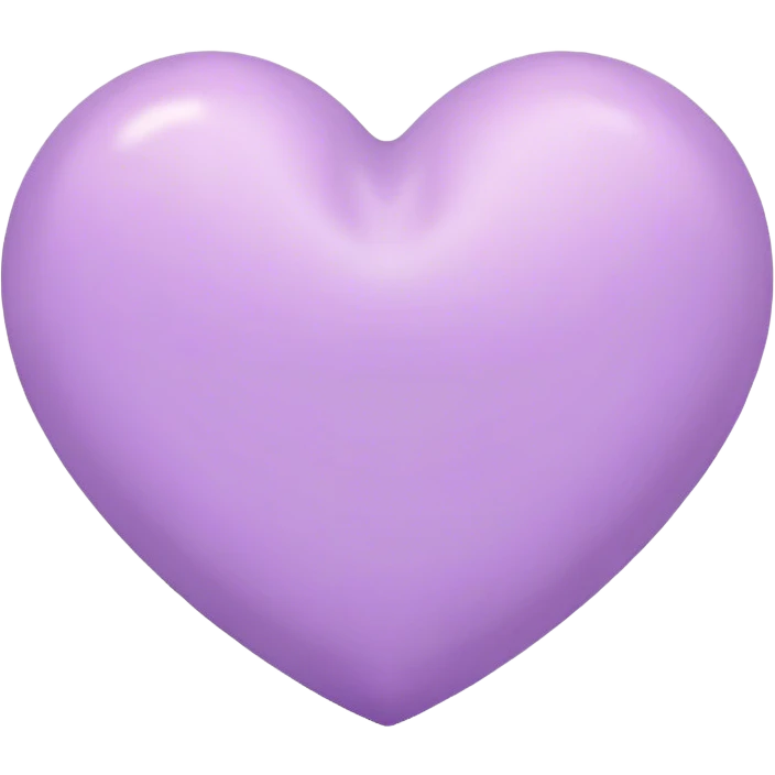 Purple pastel heart emoji