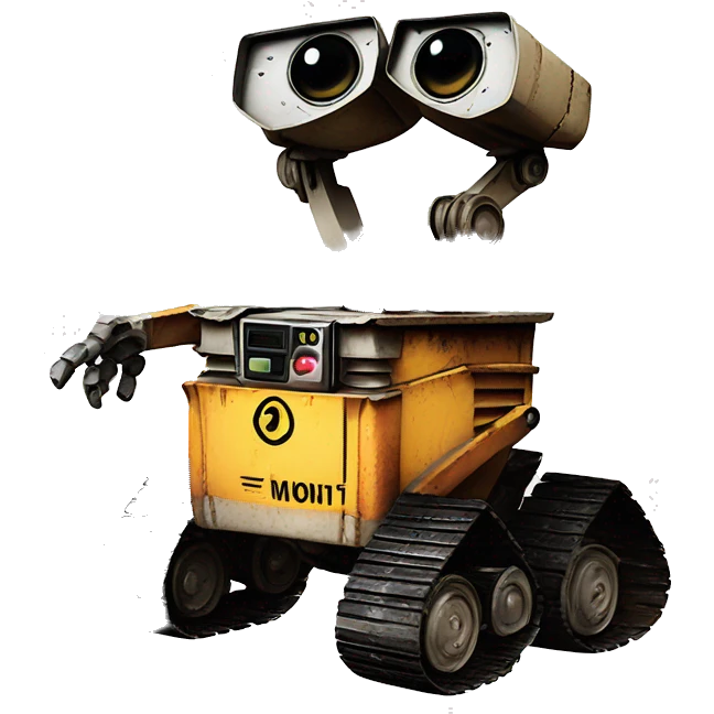 Wall e dricing car emoji