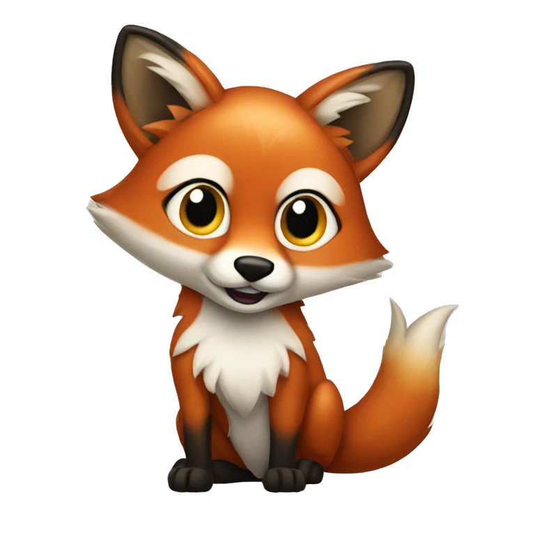sneaky fox emoji