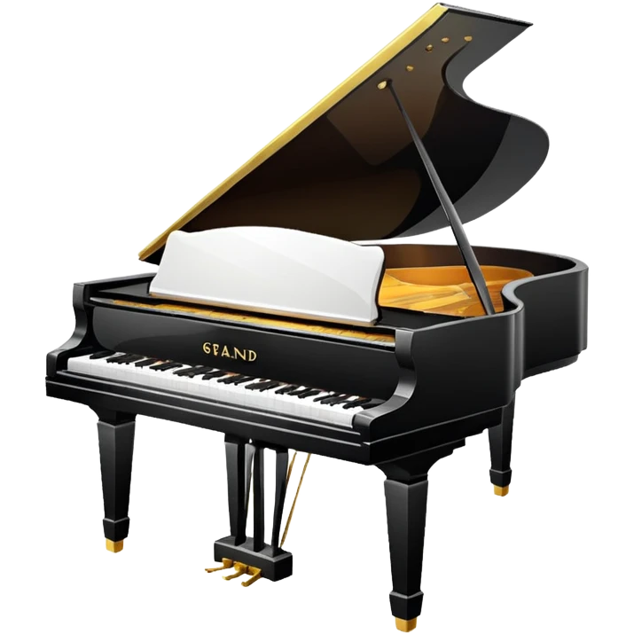 piano with white color  emoji