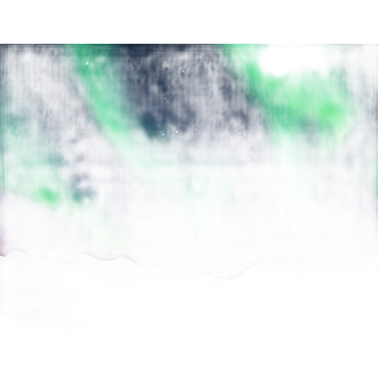 Northern Lights in the night sky emoji