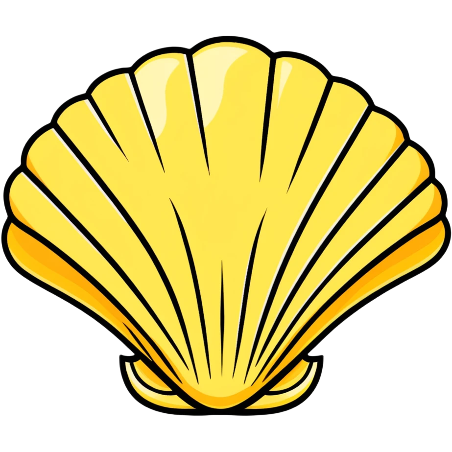 St. James scallop shell Camino de Santiago emoji