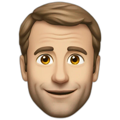Macron love emoji