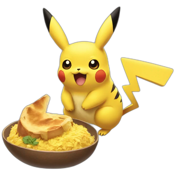 Pikachu hungry  emoji