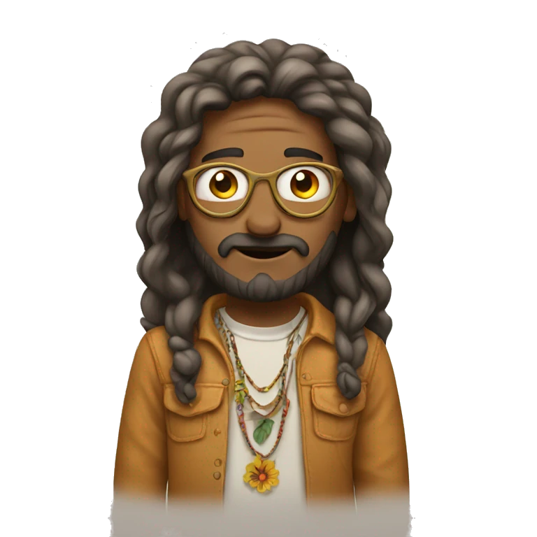 Hippie emoji