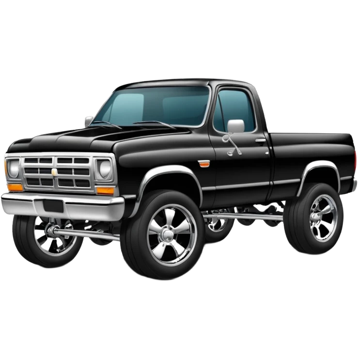 Sqautted Truck emoji