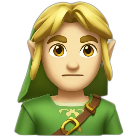 Link from Zelda emoji