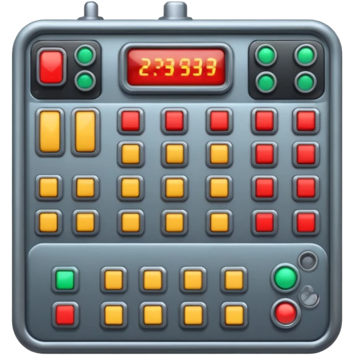 Control Panel of a big space ship emoji