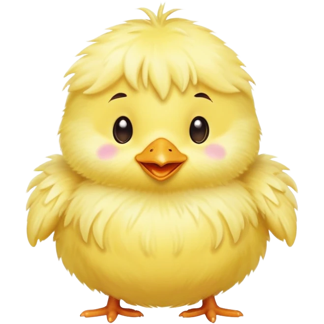 
pastel cute easter chick emoji