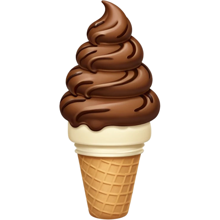 ice cream with poop emoji
