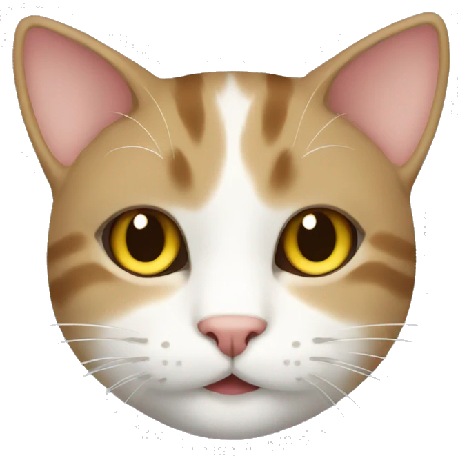 Cat color tabi emoji