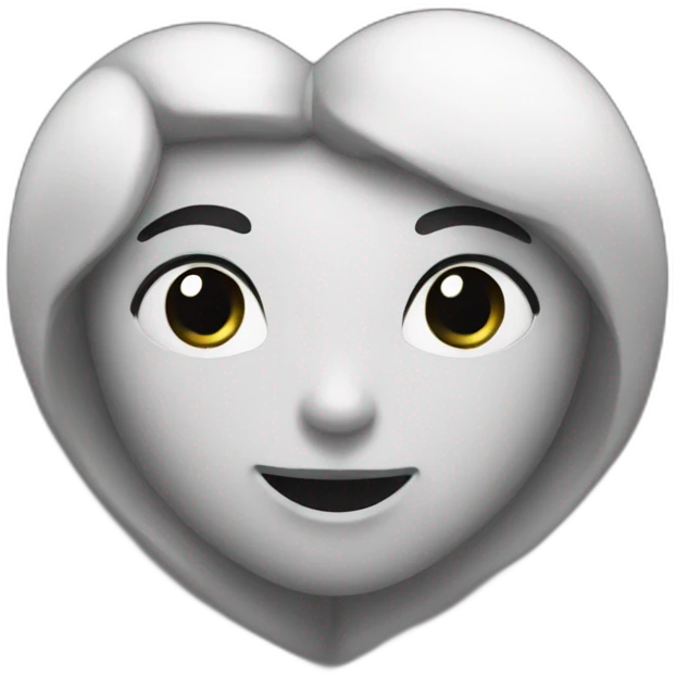 Heart black emoji