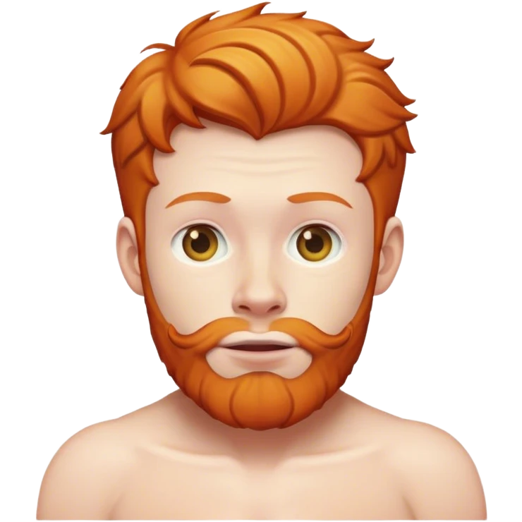 Ginger ugly man emoji