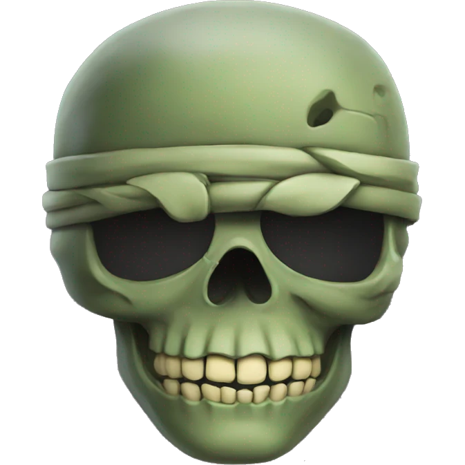 donatello as a skull head emoji