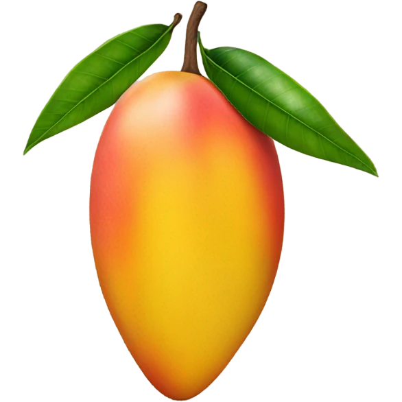 Realistic Mango emoji