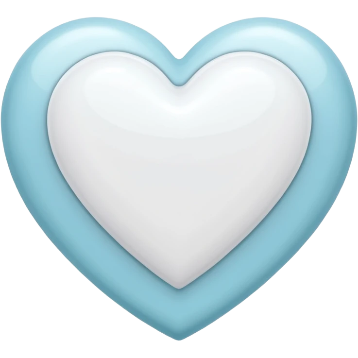 Make white heart like this 💞 but in white color emoji