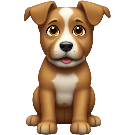 Perro ladrando  emoji