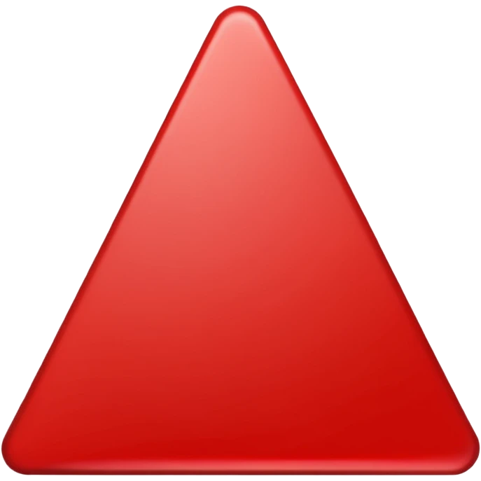 Red triangle emoji