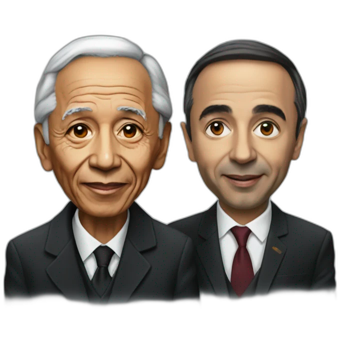Éric Zemmour with nelson Mandela emoji