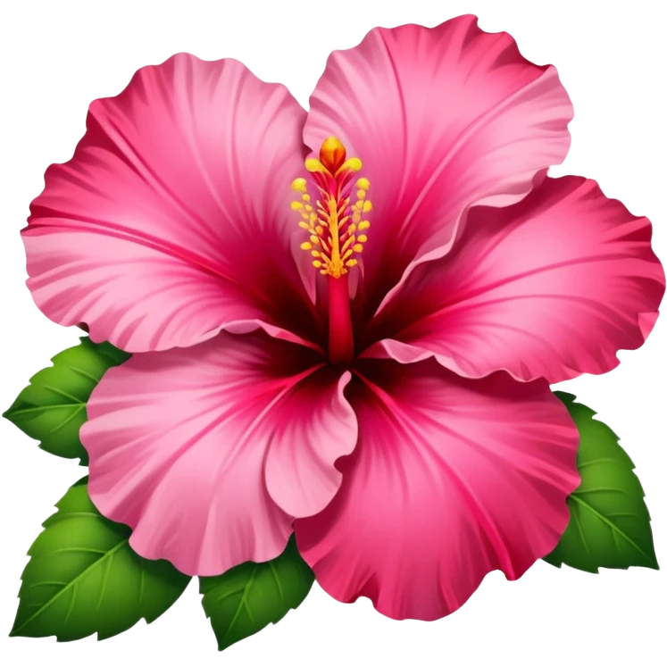 vibrant hibiscus y2k aesthetic emoji