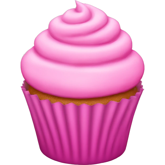 Pink cupcake  emoji